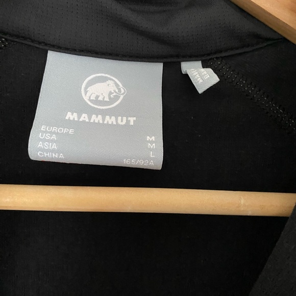 Mammut Snow Mid Layer Half Zip Pullover Long Sleeve Top - Picture 6 of 10